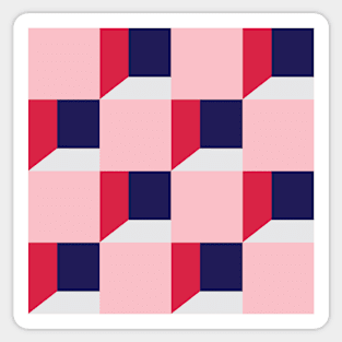 Cubes pattern Sticker